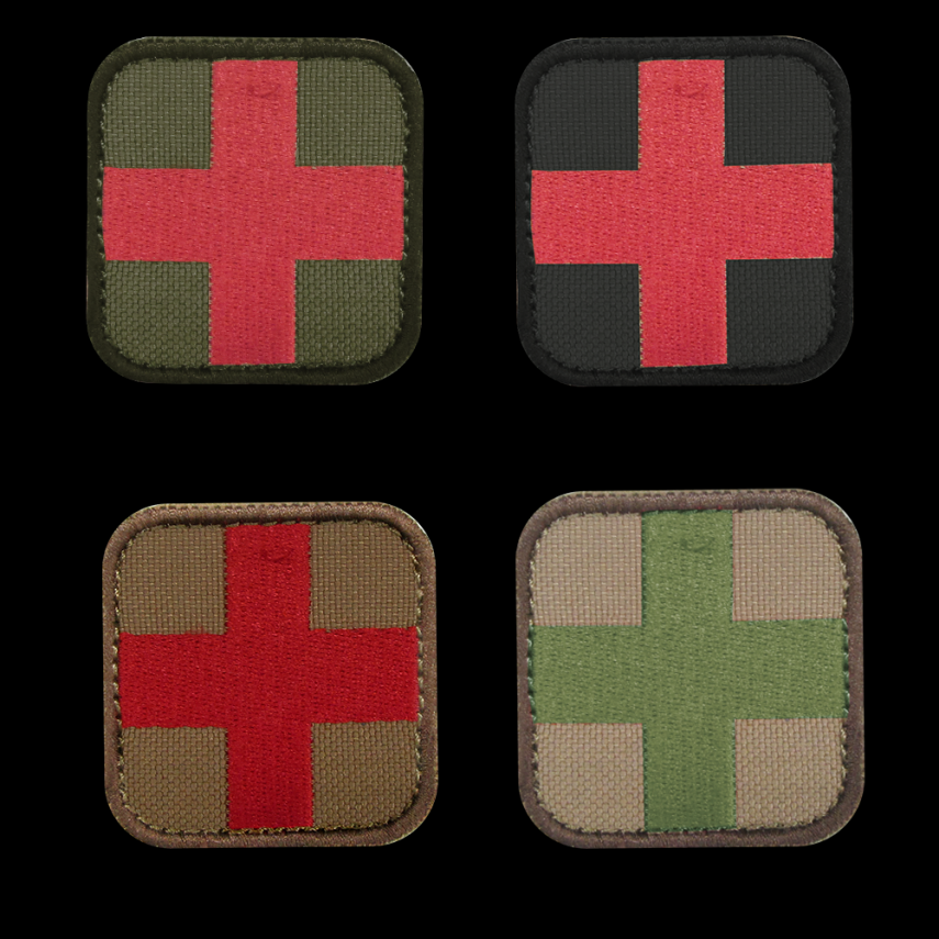 MEDIC PATCHES - VELCRO BACKED - SOLD INDIVIDUALLY.